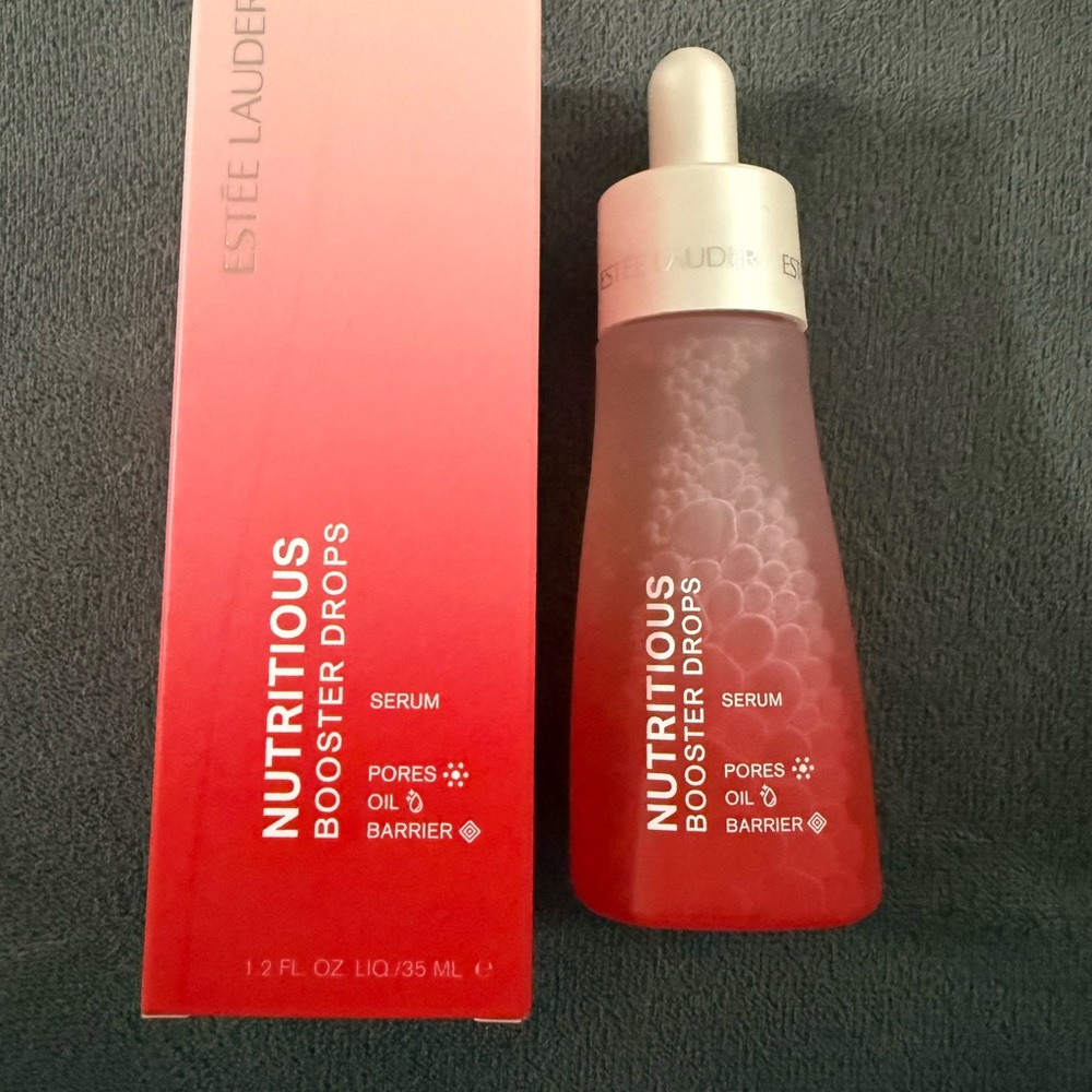 Estee Lauder Nutritious Booster Drops Serum - Red and Gold